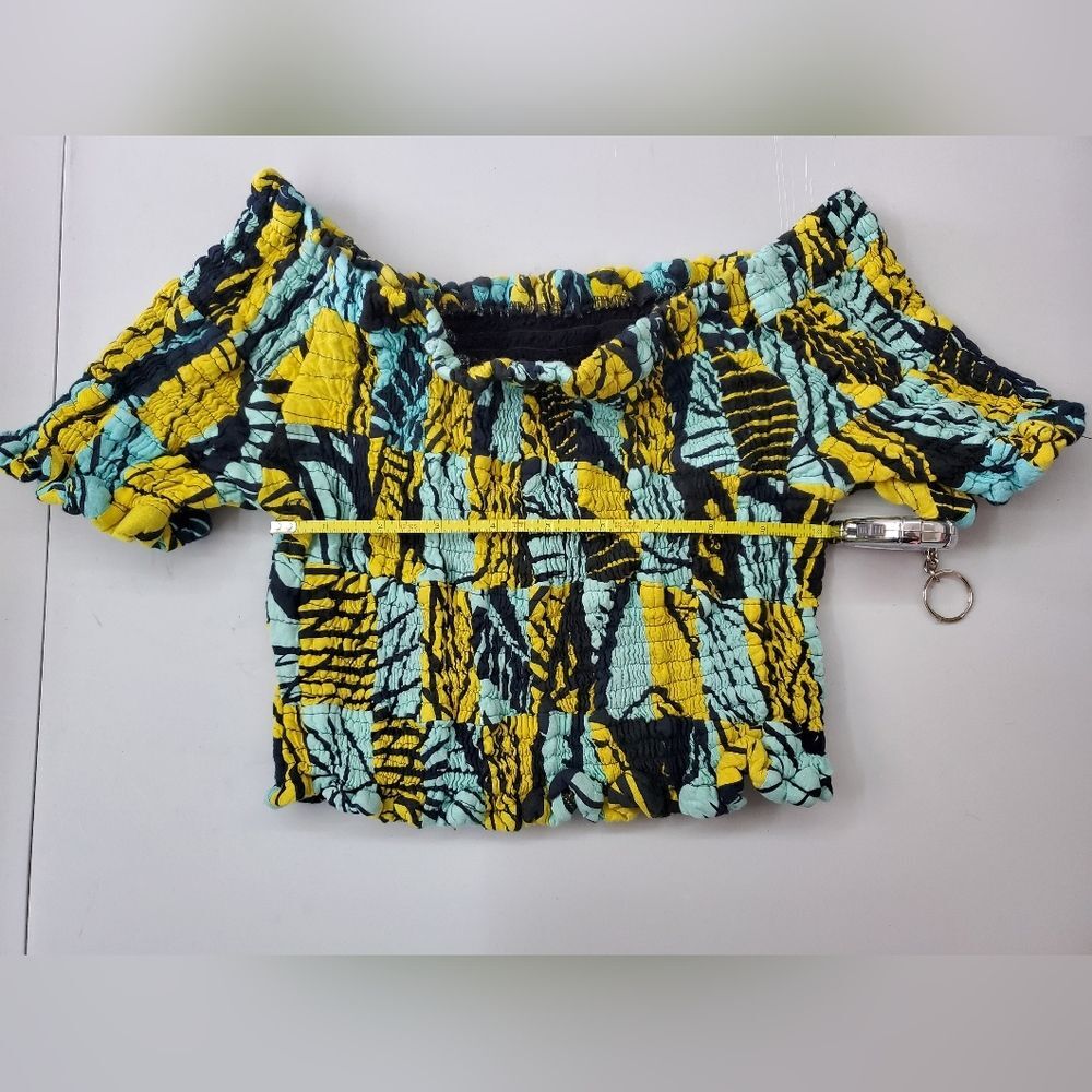 Missing Polynesia Elastic Shirring Stretch, Off S… - image 7